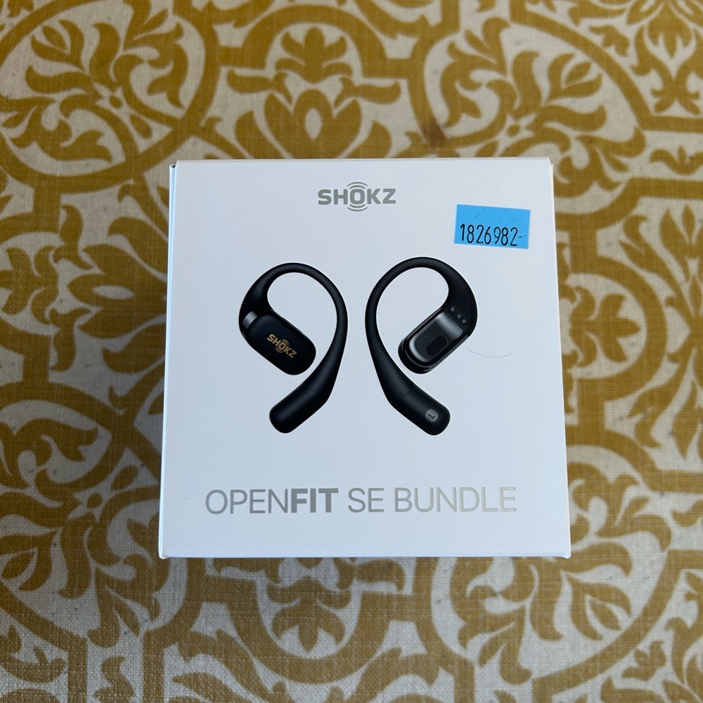 Shokz Black OpenFit SE Bundle Earbud Headphones